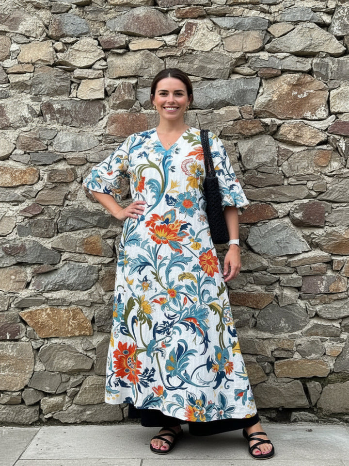 Tiana | Elegantní šaty s florálním potiskem