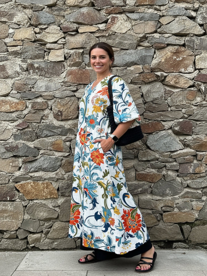 Tiana | Elegantní šaty s florálním potiskem