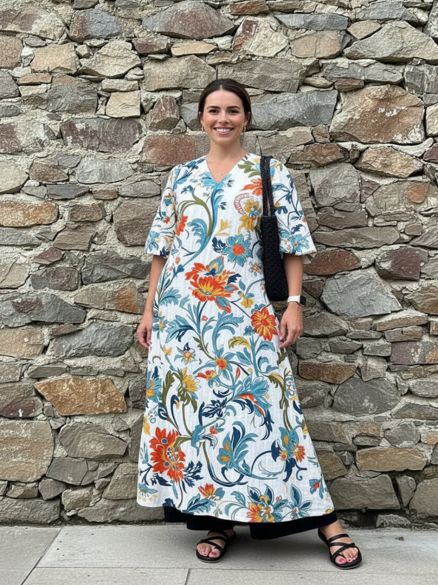 Tiana | Elegantní šaty s florálním potiskem