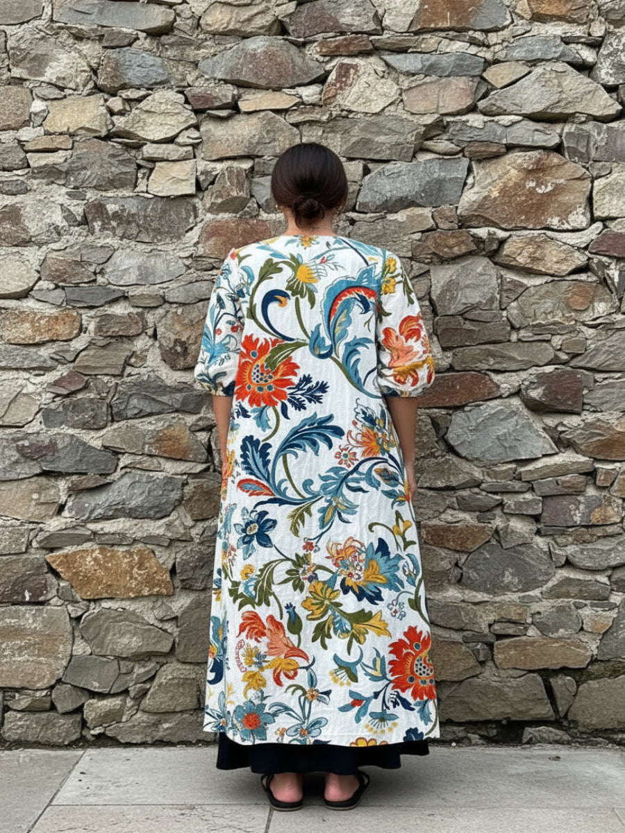 Tiana | Elegantní šaty s florálním potiskem