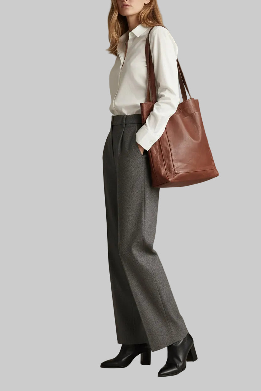 Senna - Classic Leather Tote