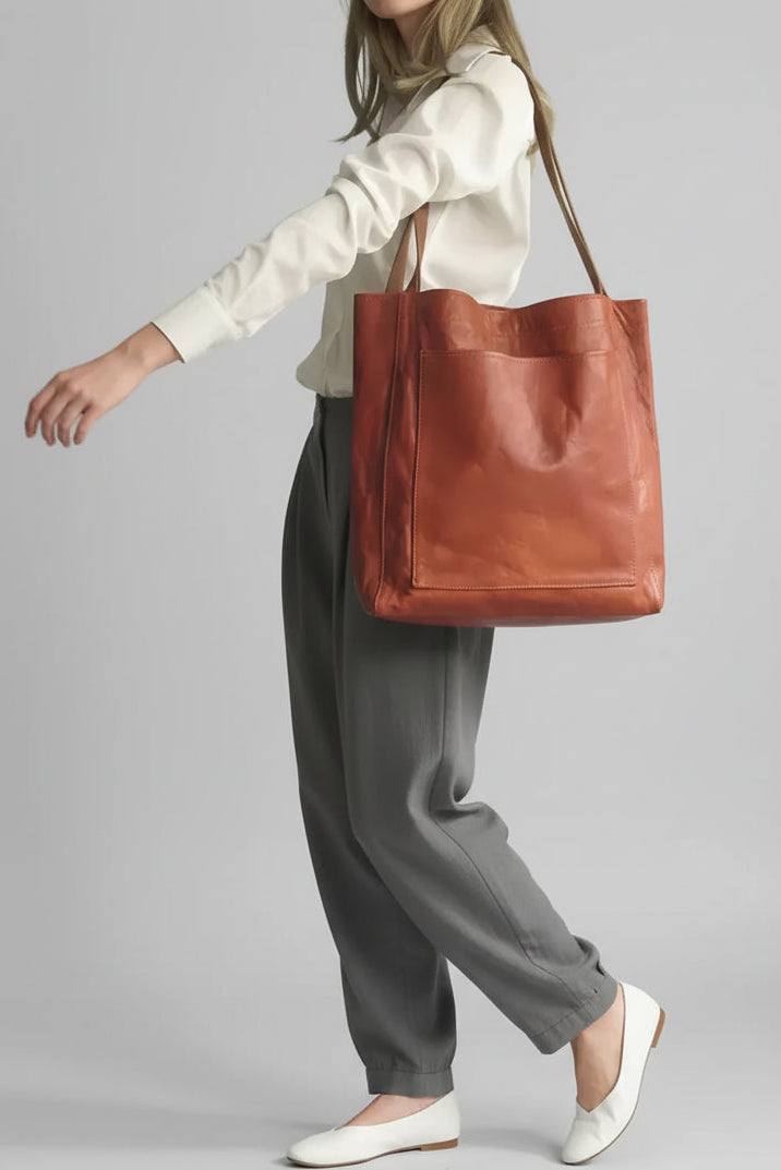 Senna - Classic Leather Tote