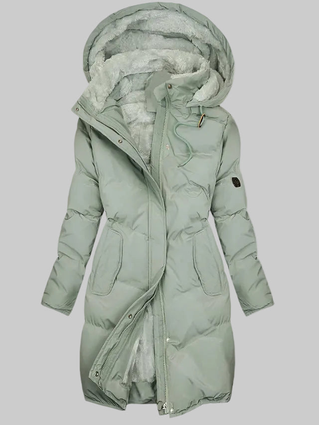 Delia - Quilted Hooded Coat
