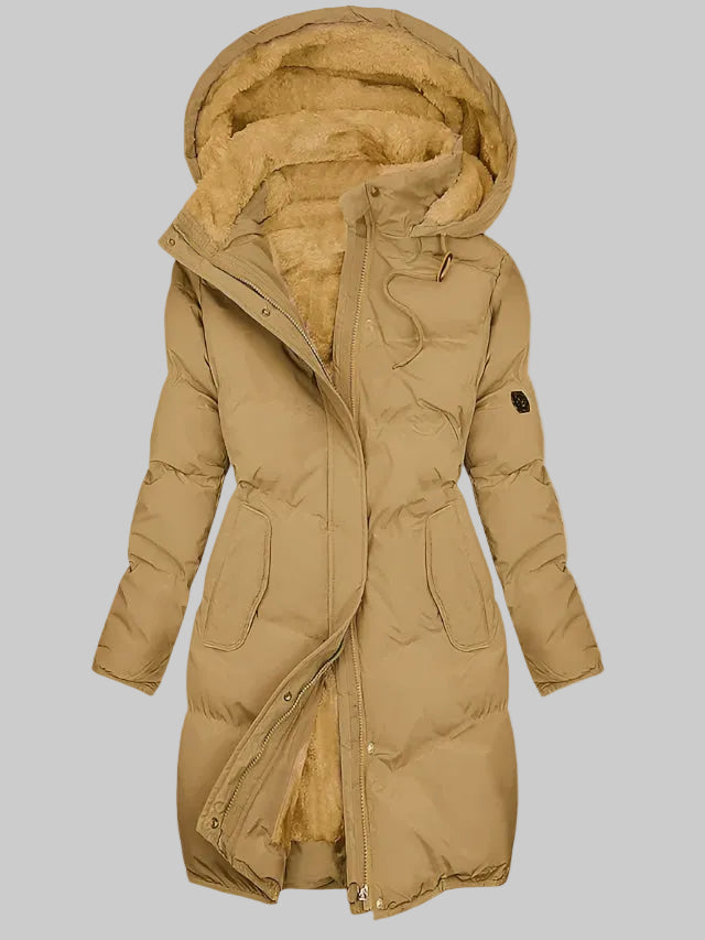 Delia - Quilted Hooded Coat