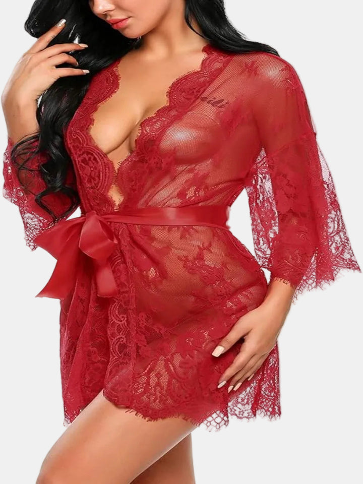 ISABELL | Svůdný kimono a babydoll set