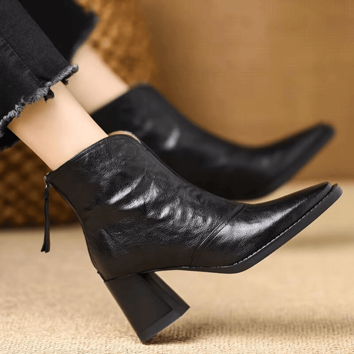 Eliška™ | Elegantní kotníkové boty pro ženy, které chtějí styl i pohodlí